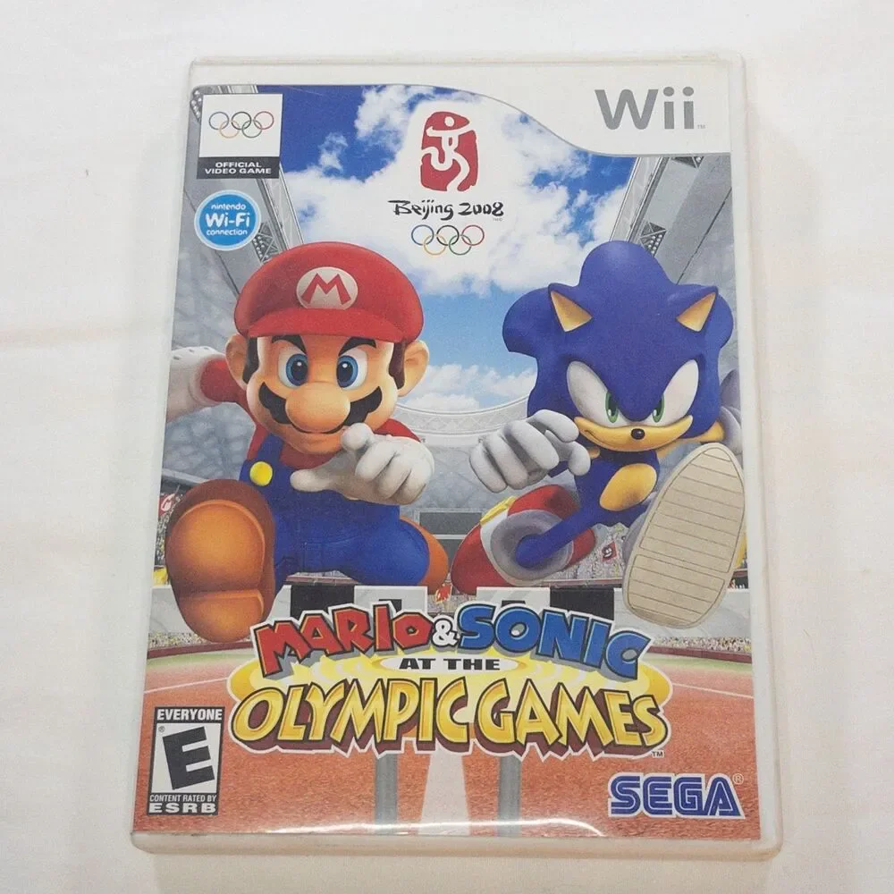 Mario & Sonic at the Olympic Games Nintendo Wii Beijing 2008 CIB